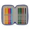 Real Madryt piórnik z wyposażeniem triple filled pencil case 37 pcs 412624857